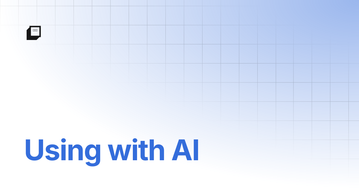 Using with AI | TDL - The modern diagramming language
